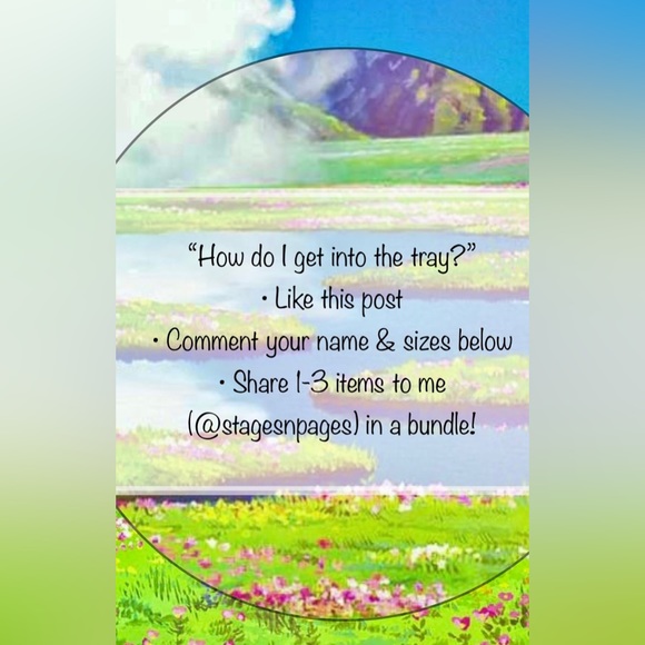 Stagesnpages live show! - Share Show - Yours & Mine - All Items - Giveaways! 💜 - Picture 2 of 4